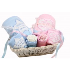 TinyGemz Personalised BabyTwins Gift Basket Unique Gift For Twins Any Combination
